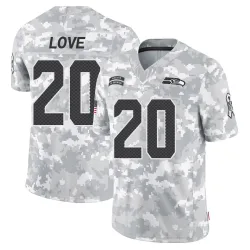 Julian Love Seattle Seahawks Limited Youth 2024 Salute to Service Jersey (Arctic Camo)