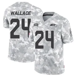 K'Von Wallace Seattle Seahawks Limited Men's 2024 Salute to Service Jersey (Arctic Camo)