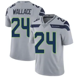 K'Von Wallace Seattle Seahawks Limited Men's Alternate Vapor Untouchable Jersey (Gray)