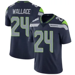 K'Von Wallace Seattle Seahawks Limited Men's Team Color Vapor Untouchable Jersey (Navy)