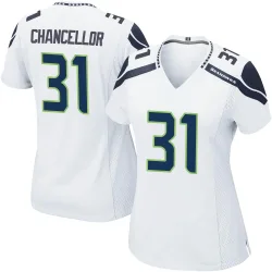 Kam Chancellor Seattle Seahawks Game Women's Jersey (White)