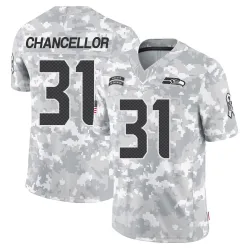 Kam Chancellor Seattle Seahawks Limited Men's 2024 Salute to Service Jersey (Arctic Camo)