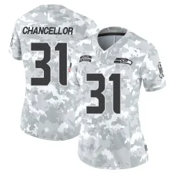 Kam Chancellor Seattle Seahawks Limited Women's 2024 Salute to Service Jersey (Arctic Camo)