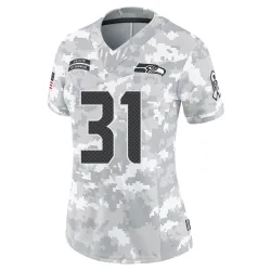 Kam Chancellor Seattle Seahawks Limited Women's 2024 Salute to Service Jersey (Arctic Camo)