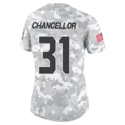 Kam Chancellor Seattle Seahawks Limited Women's 2024 Salute to Service Jersey (Arctic Camo)
