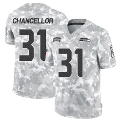 Kam Chancellor Seattle Seahawks Limited Youth 2024 Salute to Service Jersey (Arctic Camo)