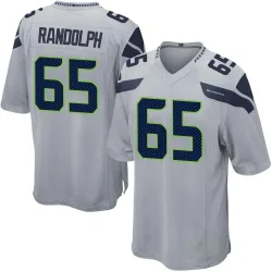 Kendall Randolph Seattle Seahawks Game Men's Alternate Jersey (Gray)