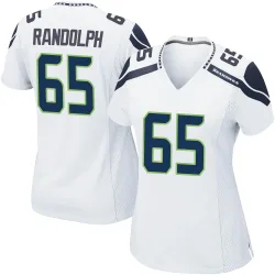 Kendall Randolph Seattle Seahawks Game Women's Jersey (White)