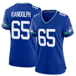Kendall Randolph Seattle Seahawks Game Women's Throwback Jersey (Royal)
