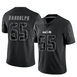 Kendall Randolph Seattle Seahawks Limited Youth Reflective Jersey (Black)