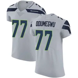 Kenneth Odumegwu Seattle Seahawks Elite Men's Alternate Vapor Untouchable Jersey (Gray)