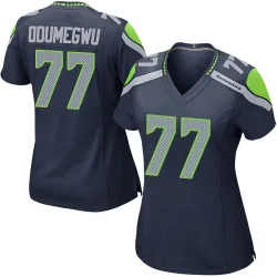 Kenneth Odumegwu Seattle Seahawks Game Women's Team Color Jersey (Navy)