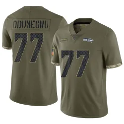 Kenneth Odumegwu Seattle Seahawks Limited Men's 2022 Salute To Service Jersey (Olive)