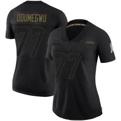 Kenneth Odumegwu Seattle Seahawks Limited Women's 2020 Salute To Service Jersey (Black)