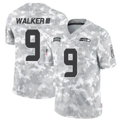 Kenneth Walker III Seattle Seahawks Limited Men's 2024 Salute to Service Jersey (Arctic Camo)