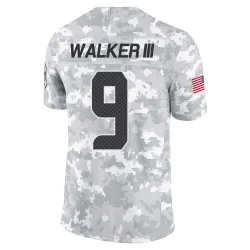 Kenneth Walker III Seattle Seahawks Limited Men's 2024 Salute to Service Jersey (Arctic Camo)