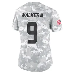 Kenneth Walker III Seattle Seahawks Limited Women's 2024 Salute to Service Jersey (Arctic Camo)
