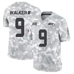 Kenneth Walker III Seattle Seahawks Limited Youth 2024 Salute to Service Jersey (Arctic Camo)
