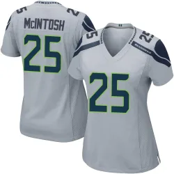 Kenny McIntosh Seattle Seahawks Game Women's Alternate Jersey (Gray)