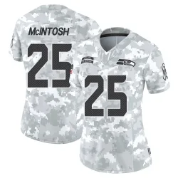 Kenny McIntosh Seattle Seahawks Limited Women's 2024 Salute to Service Jersey (Arctic Camo)
