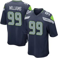 Leonard Williams Seattle Seahawks Game Men's Team Color Jersey (Navy)