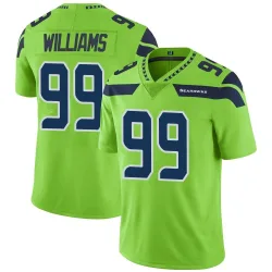 Leonard Williams Seattle Seahawks Limited Men's Color Rush Neon Jersey (Green)
