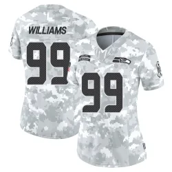 Leonard Williams Seattle Seahawks Limited Women's 2024 Salute to Service Jersey (Arctic Camo)