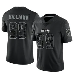 Leonard Williams Seattle Seahawks Limited Youth Reflective Jersey (Black)