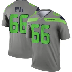Liam Ryan Seattle Seahawks Legend Men's Steel Inverted Jersey ()