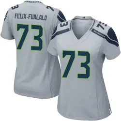 Luke Felix-Fualalo Seattle Seahawks Game Women's Alternate Jersey (Gray)