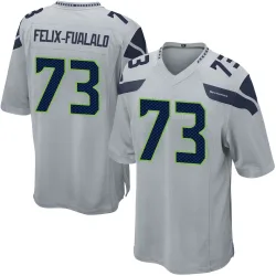 Luke Felix-Fualalo Seattle Seahawks Game Youth Alternate Jersey (Gray)