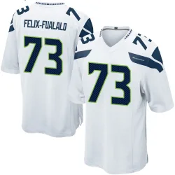 Luke Felix-Fualalo Seattle Seahawks Game Youth Jersey (White)