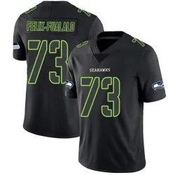 Luke Felix-Fualalo Seattle Seahawks Limited Men's Jersey (Black Impact)