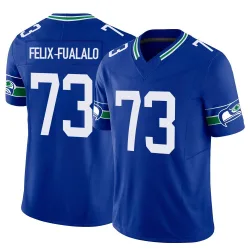 Luke Felix-Fualalo Seattle Seahawks Limited Men's Throwback Vapor F.U.S.E. Jersey (Royal)
