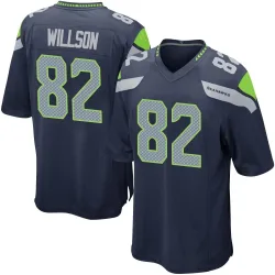 Luke Willson Seattle Seahawks Game Men's Team Color Jersey (Navy)