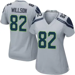 Luke Willson Seattle Seahawks Game Women's Alternate Jersey (Gray)