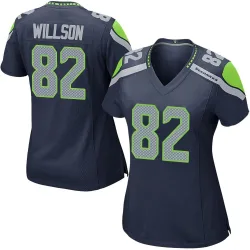 Luke Willson Seattle Seahawks Game Women's Team Color Jersey (Navy)