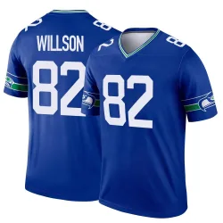Luke Willson Seattle Seahawks Legend Men's Throwback Jersey (Royal)