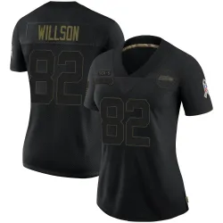 Luke Willson Seattle Seahawks Limited Women's 2020 Salute To Service Jersey (Black)