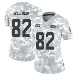Luke Willson Seattle Seahawks Limited Women's 2024 Salute to Service Jersey (Arctic Camo)