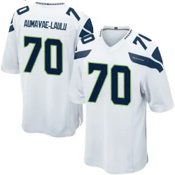 Malaesala Aumavae-Laulu Seattle Seahawks Game Men's Jersey (White)