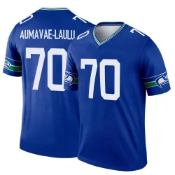 Malaesala Aumavae-Laulu Seattle Seahawks Legend Men's Throwback Jersey (Royal)