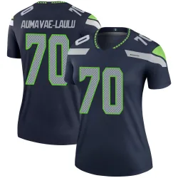 Malaesala Aumavae-Laulu Seattle Seahawks Legend Women's Jersey (Navy)