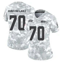 Malaesala Aumavae-Laulu Seattle Seahawks Limited Women's 2024 Salute to Service Jersey (Arctic Camo)