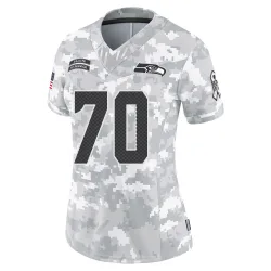 Malaesala Aumavae-Laulu Seattle Seahawks Limited Women's 2024 Salute to Service Jersey (Arctic Camo)