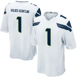 Marquez Valdes-Scantling Seattle Seahawks Game Men's Jersey (White)