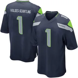 Marquez Valdes-Scantling Seattle Seahawks Game Men's Team Color Jersey (Navy)