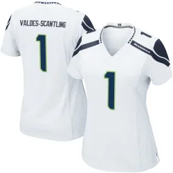 Marquez Valdes-Scantling Seattle Seahawks Game Women's Jersey (White)