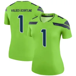 Marquez Valdes-Scantling Seattle Seahawks Legend Women's Color Rush Neon Jersey (Green)