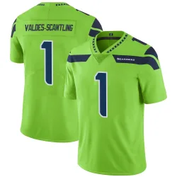 Marquez Valdes-Scantling Seattle Seahawks Limited Men's Color Rush Neon Jersey (Green)